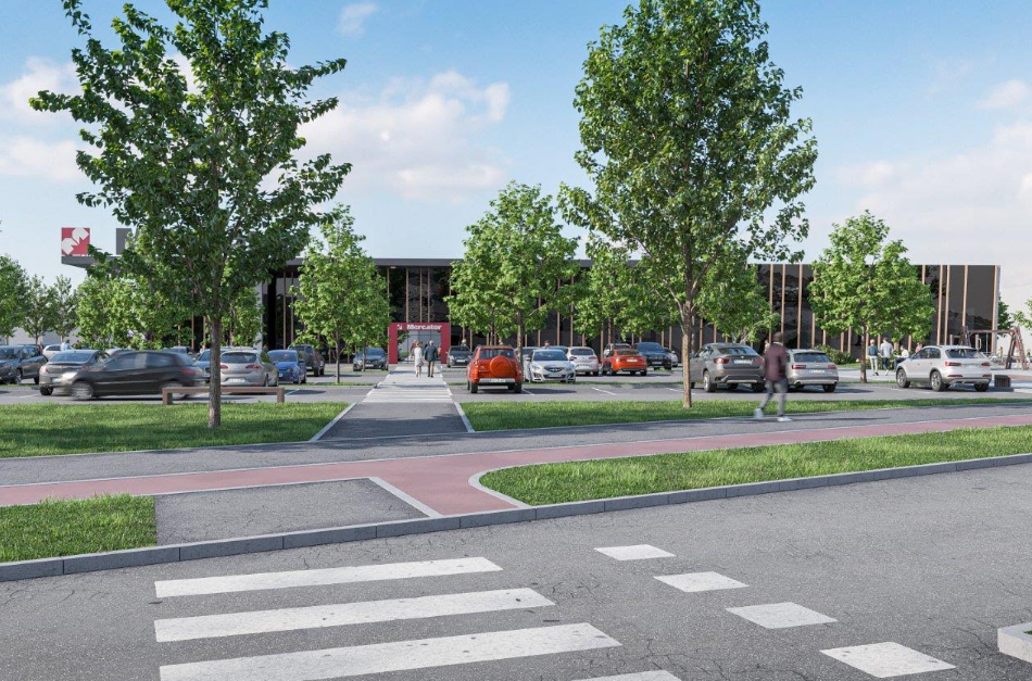 Idejni osnutek projekta Trgovski center Murska Sobota